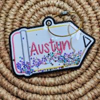 Pencil Bag Tag Embr...